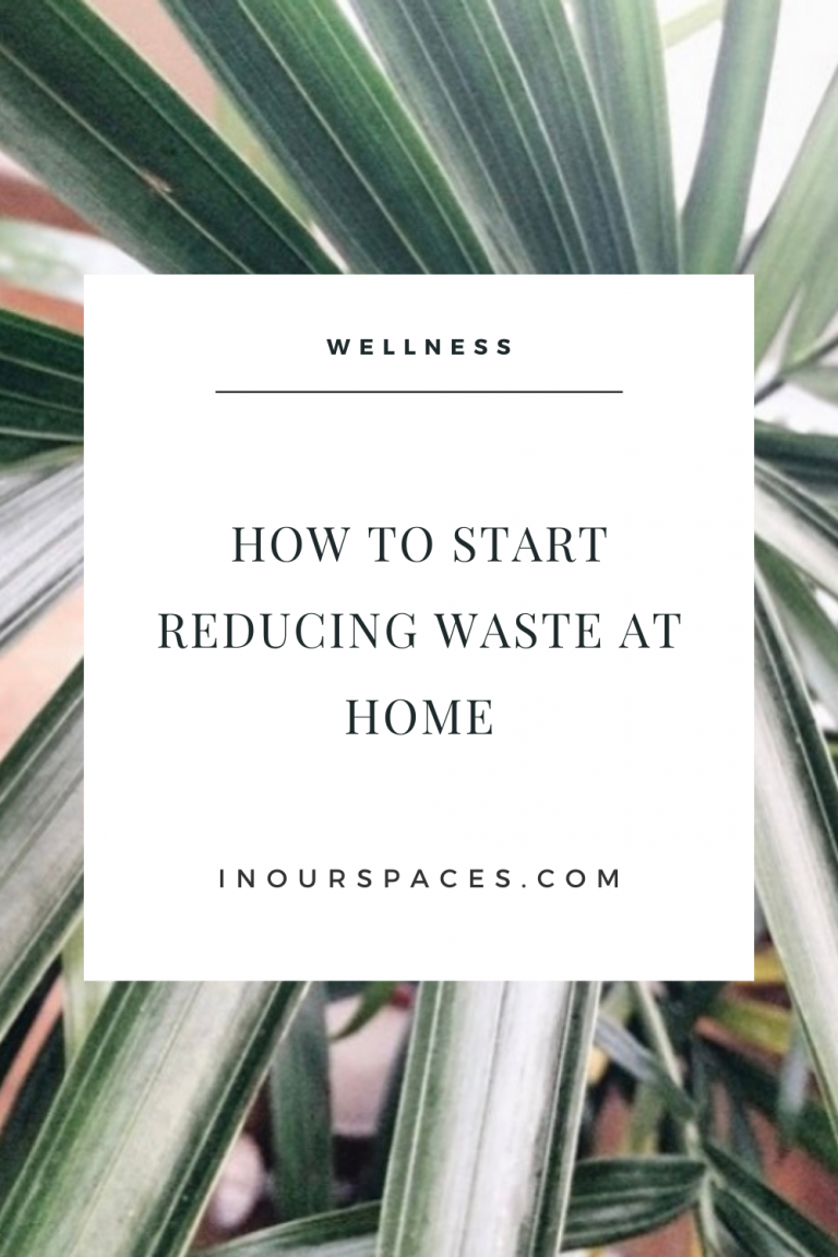 Reducing waste: How to start at home.