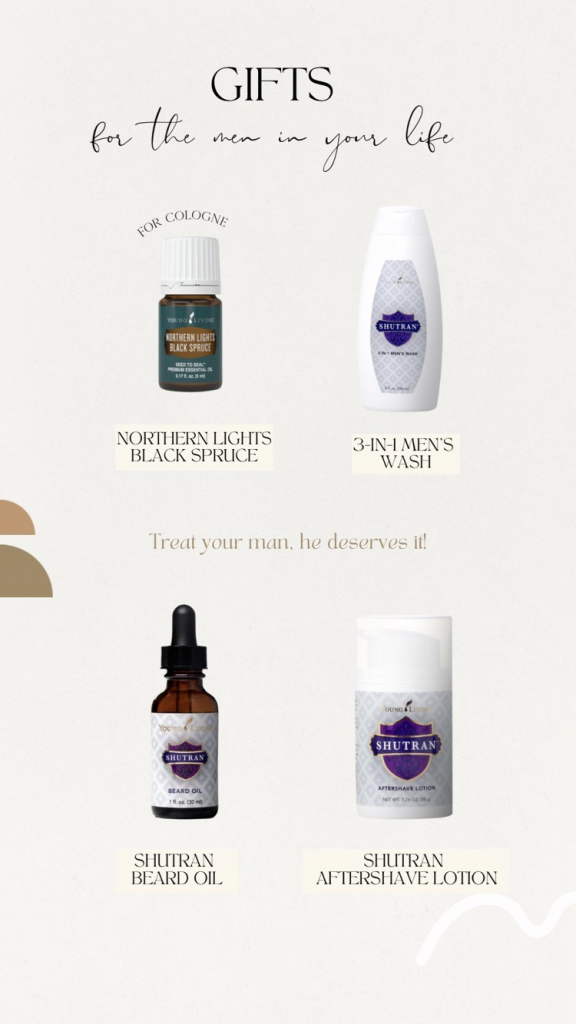 Young living gifts for the men in your life flyer