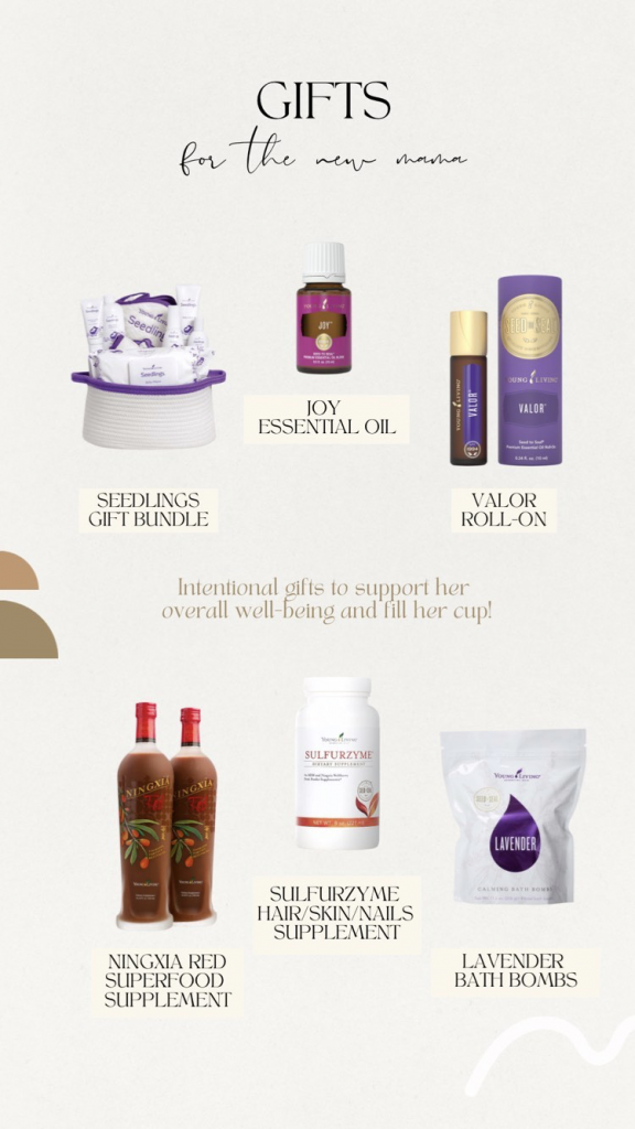 young living gift guide for the new mama flyer gifts