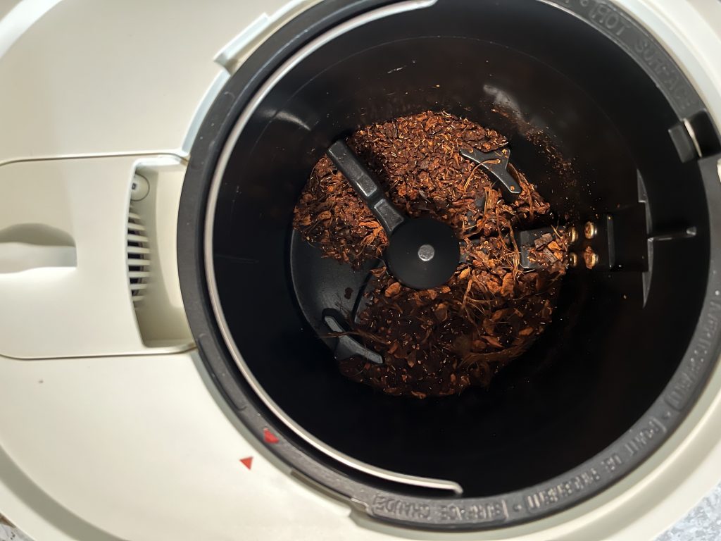 image of foods scraps turned into dirt after compost