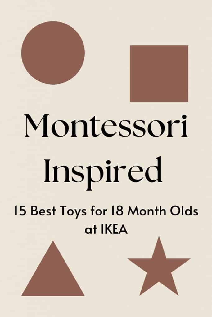 Montessori-Inspired: 15 Best Toys for 18 Month Olds at IKEA