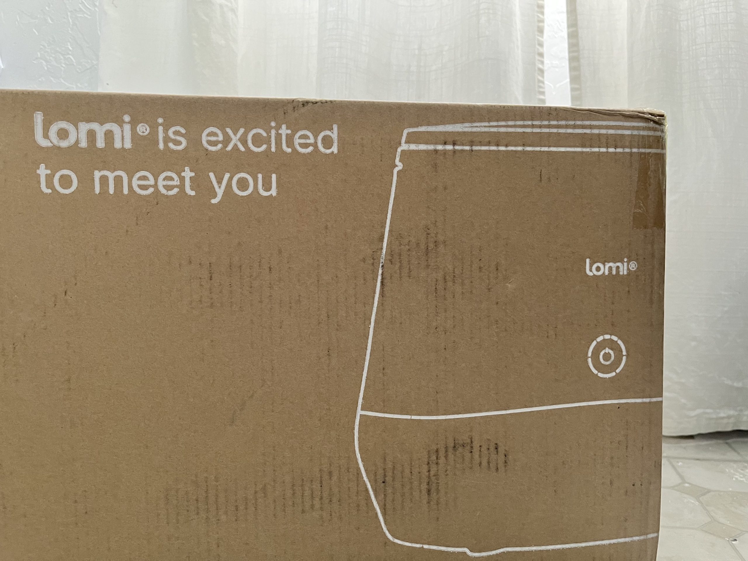 lomi composter shipping box