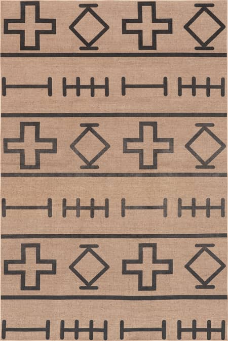 washable tribal pattern rug