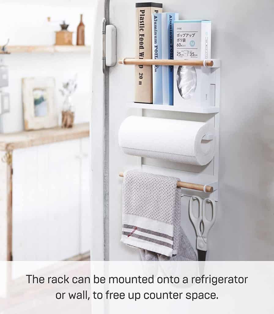 magnetic storage rack organizational ideas for small spaces