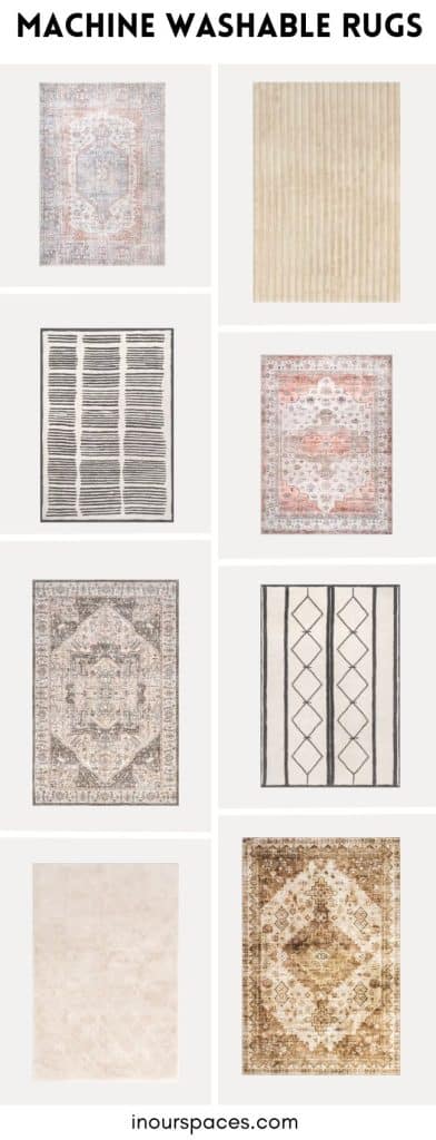 image of machine washable rugs