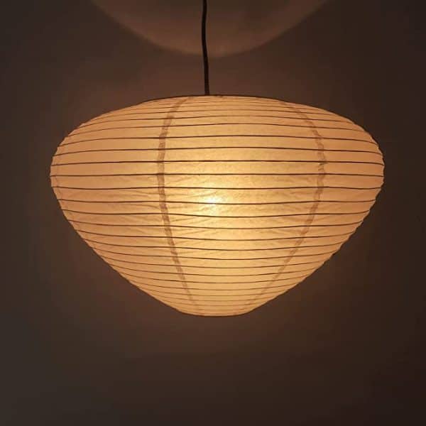 Japandi paper pendant light shade