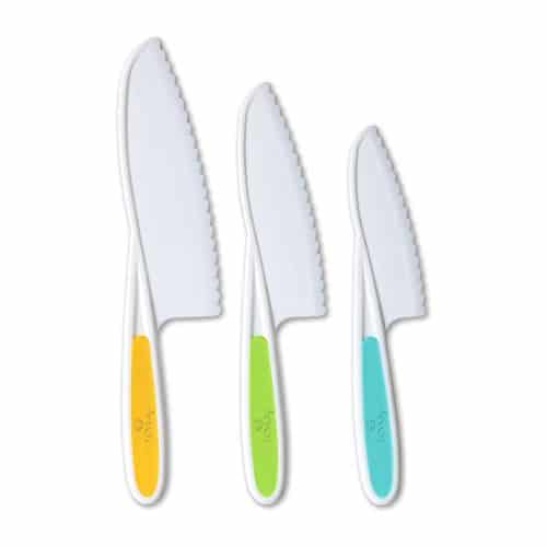 plastic kids knife set