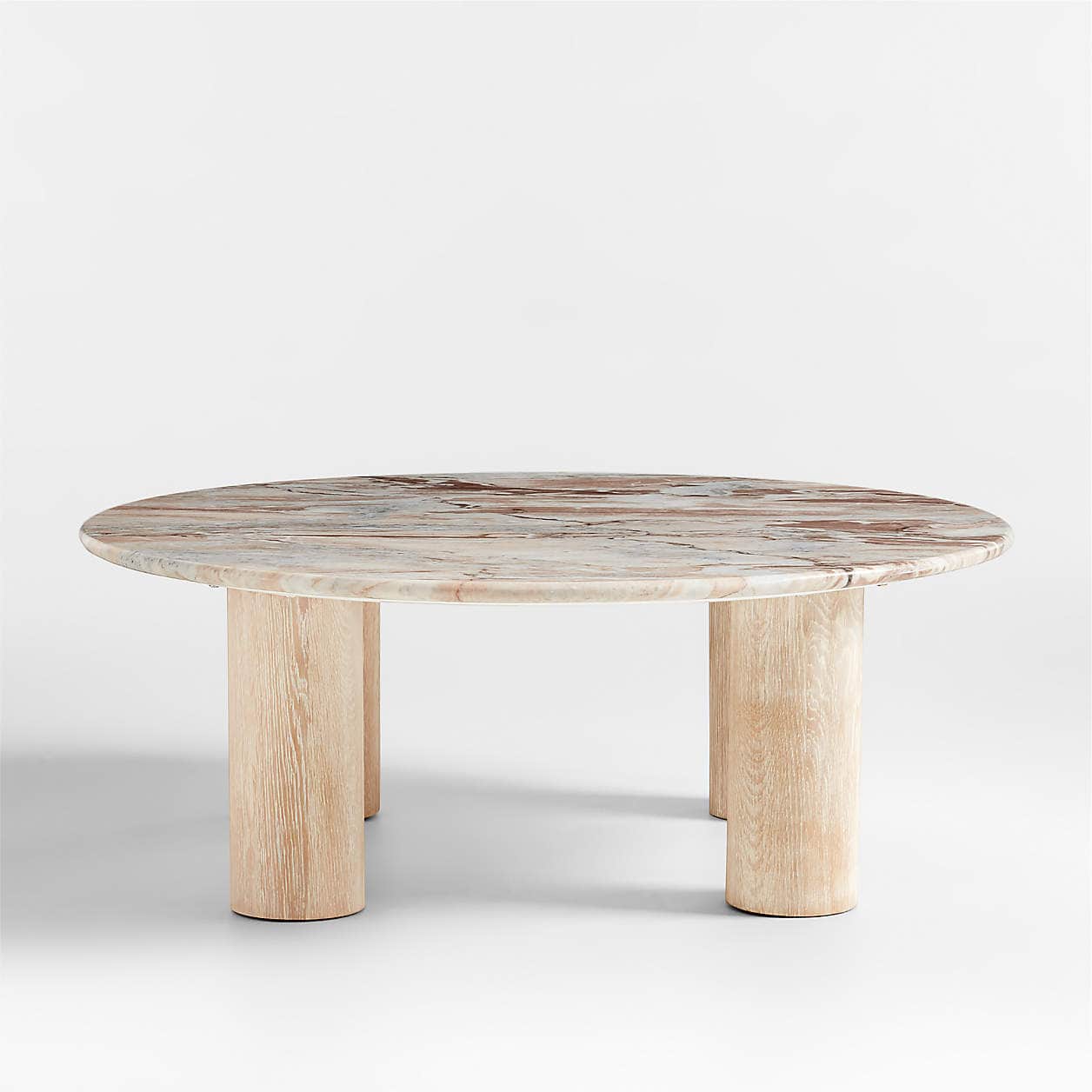 oak and marble coffee table
