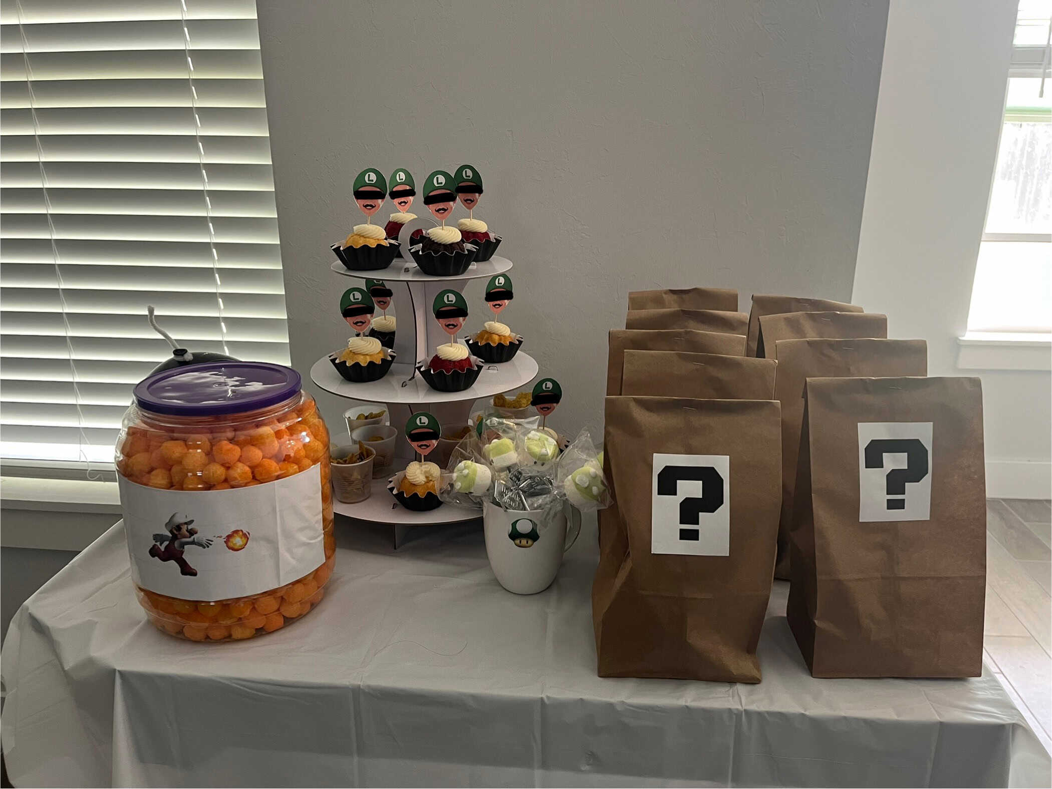 mario birthday party favors